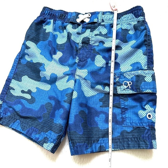 ⭐️ 5 for $25 OP Swim Shorts with Pocket Blue Camo Print Size 3 T - Picture 5 of 6